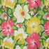 Magnolias fabric in poppy and yellow color - pattern number 177561 - by Schumacher in the Fashion Forward collection