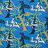 Antelopes fabric in cobalt color - pattern number 177572 - by Schumacher in the Fashion Forward collection