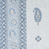 Ojai Paisley fabric in china blue color - pattern number 177615 - by Schumacher in the Mark D. Sikes collection