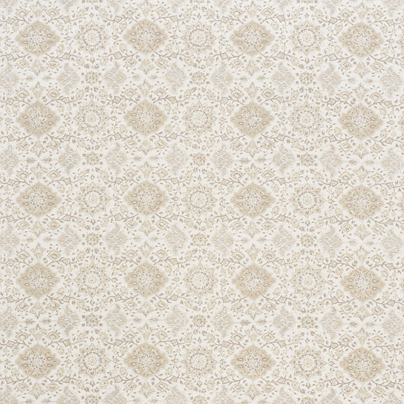Montecito Floral fabric in neutral color - pattern number 177621 - by Schumacher in the Mark D. Sikes collection