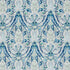 Layla Paisley fabric in blue and green color - pattern number 177671 - by Schumacher in the Ottoman Chic collection