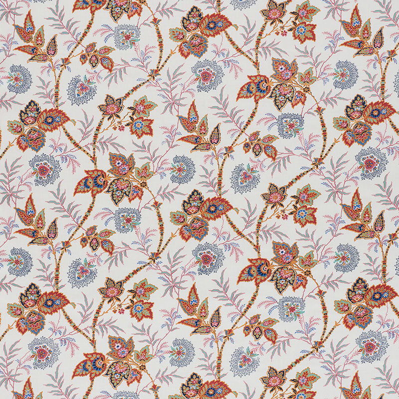 Emperors Vine fabric in document color - pattern number 177683 - by Schumacher in the Ottoman Chic collection