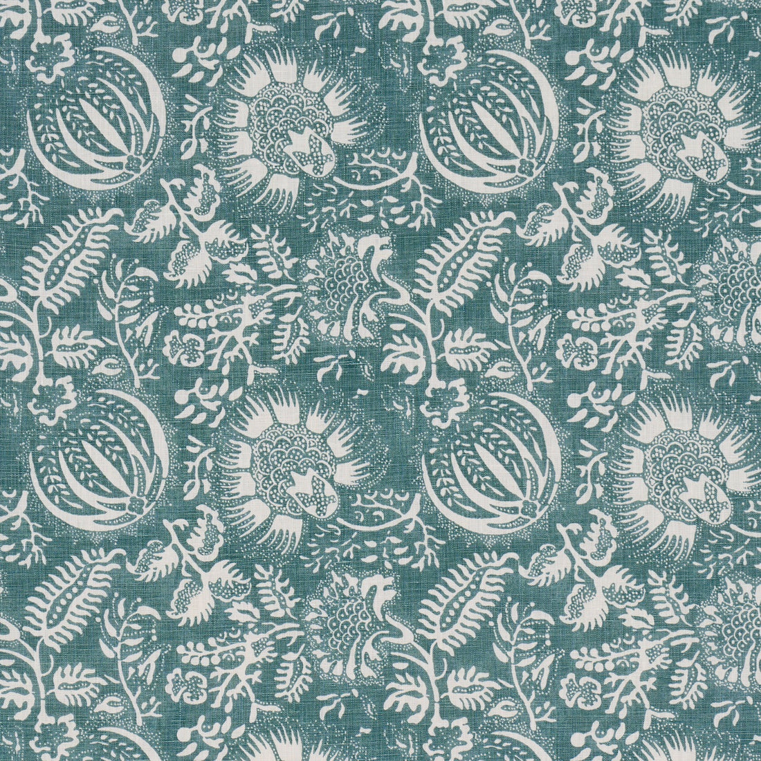 Pomegranate Print fabric in peacock color - pattern number 177696 - by Schumacher in the A Love Affair collection