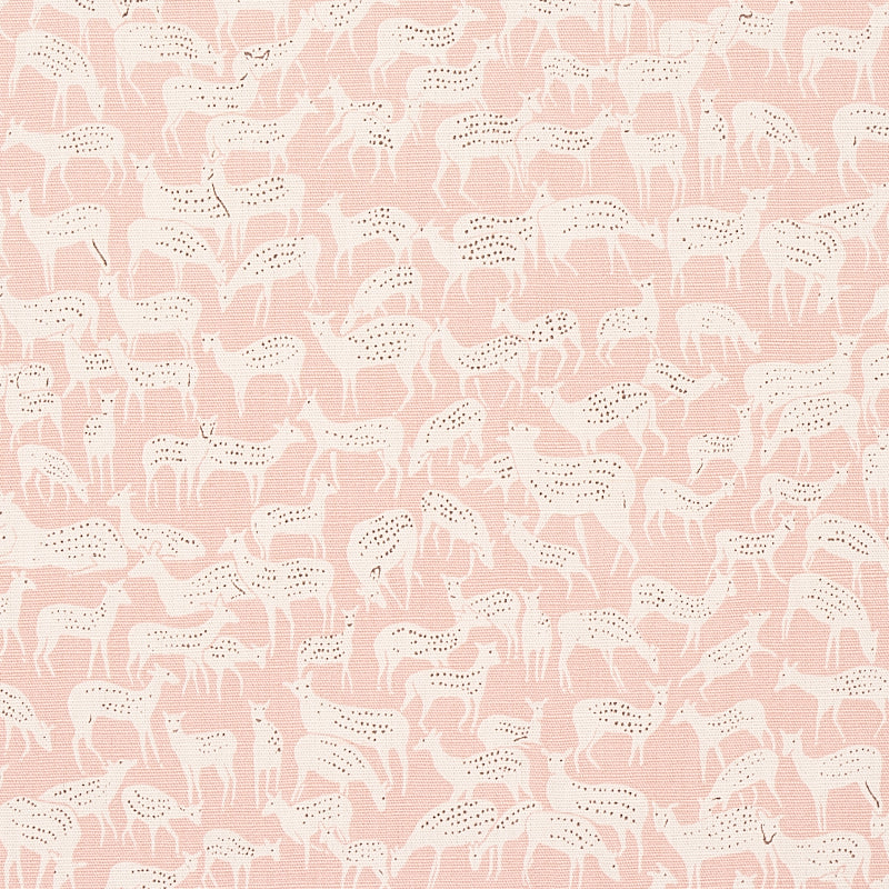 Fauna fabric in dusty pink color - pattern number 177723 - by Schumacher in the Flight of Fancy collection