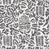 Morris fabric in carbon color - pattern number 177772 - by Schumacher in the Essentials: Small-Scale Prints collection