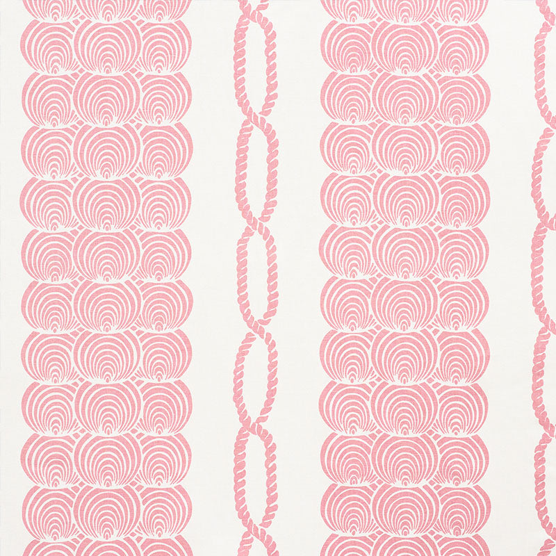 Coralline fabric in pink color - pattern number 177782 - by Schumacher in the Nautilus collection