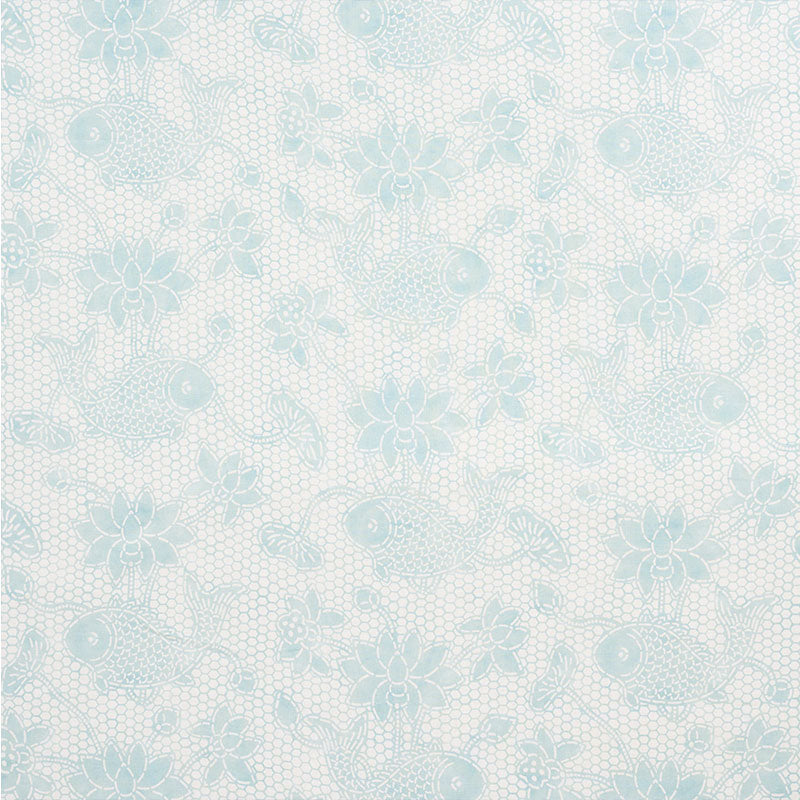 Lotus Batik fabric in mineral color - pattern number 177791 - by Schumacher in the Isola Indoor/Outdoor collection