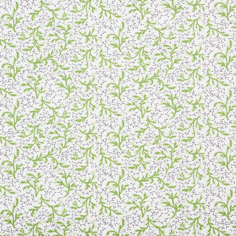 Sprig fabric in moss color - pattern number 177831 - by Schumacher in the Celerie Kemble collection