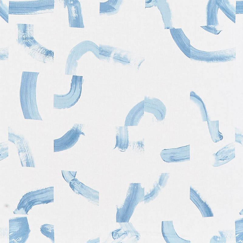 Sepiessa fabric in sky color - pattern number 177890 - by Schumacher in the Caroline Z Hurley collection