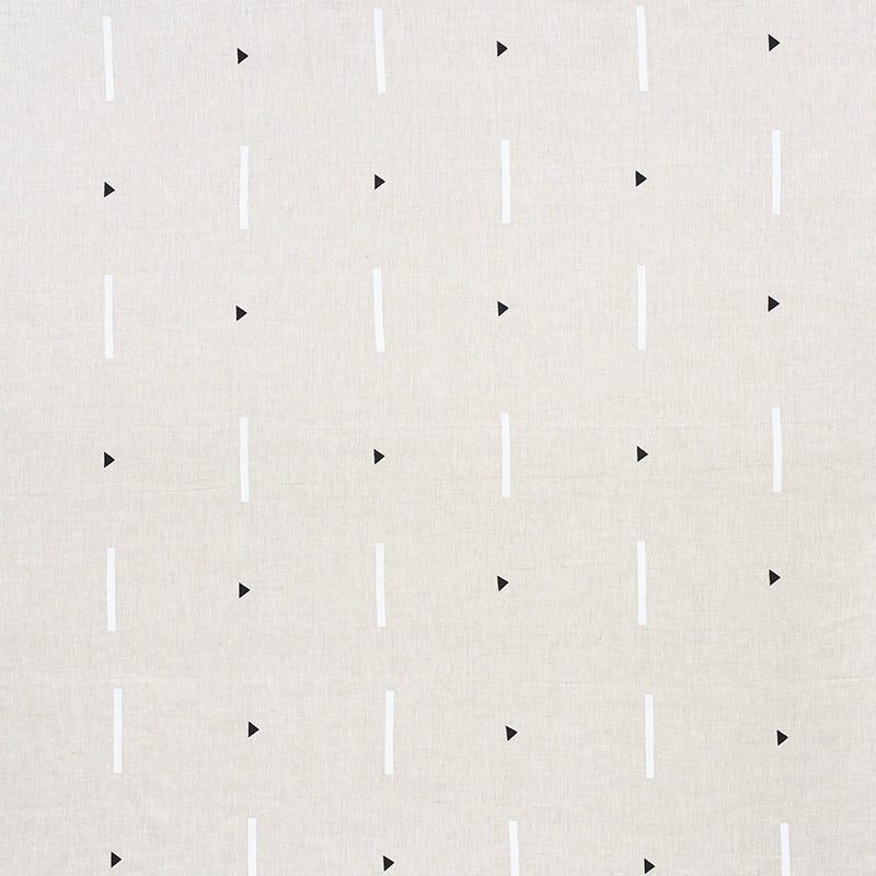 Tashmoo fabric in black and white color - pattern number 177901 - by Schumacher in the Caroline Z Hurley collection