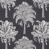 Grand Palms fabric in carbon color - pattern number 178003 - by Schumacher in the New Traditional collection