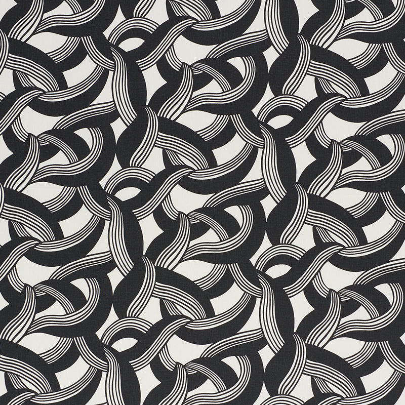 Martingale fabric in carbon color - pattern number 178031 - by Schumacher in the Club Cavalier collection