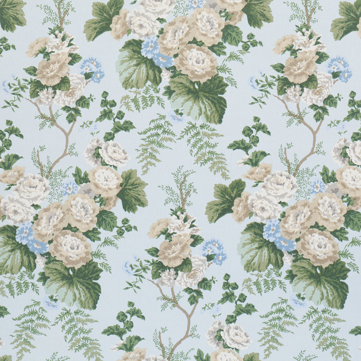 Wycombe Park fabric in Sky color - pattern number 178113 - by Schumacher in the Schumacher Classics collection