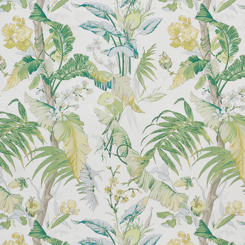 Tropique fabric in citron color - pattern number 178131 - by Schumacher in the Schumacher Classics collection