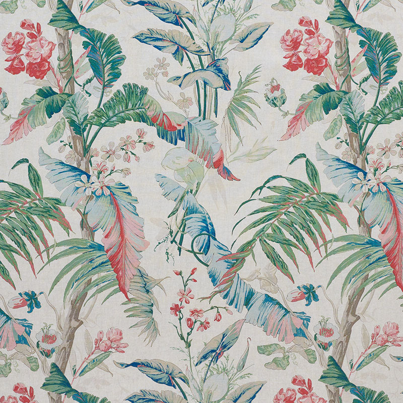 Tropique fabric in document color - pattern number 178132 - by Schumacher in the Schumacher Classics collection
