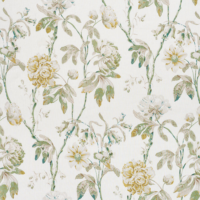 Daydream fabric in citron color - pattern number 178140 - by Schumacher in the Schumacher Classics collection