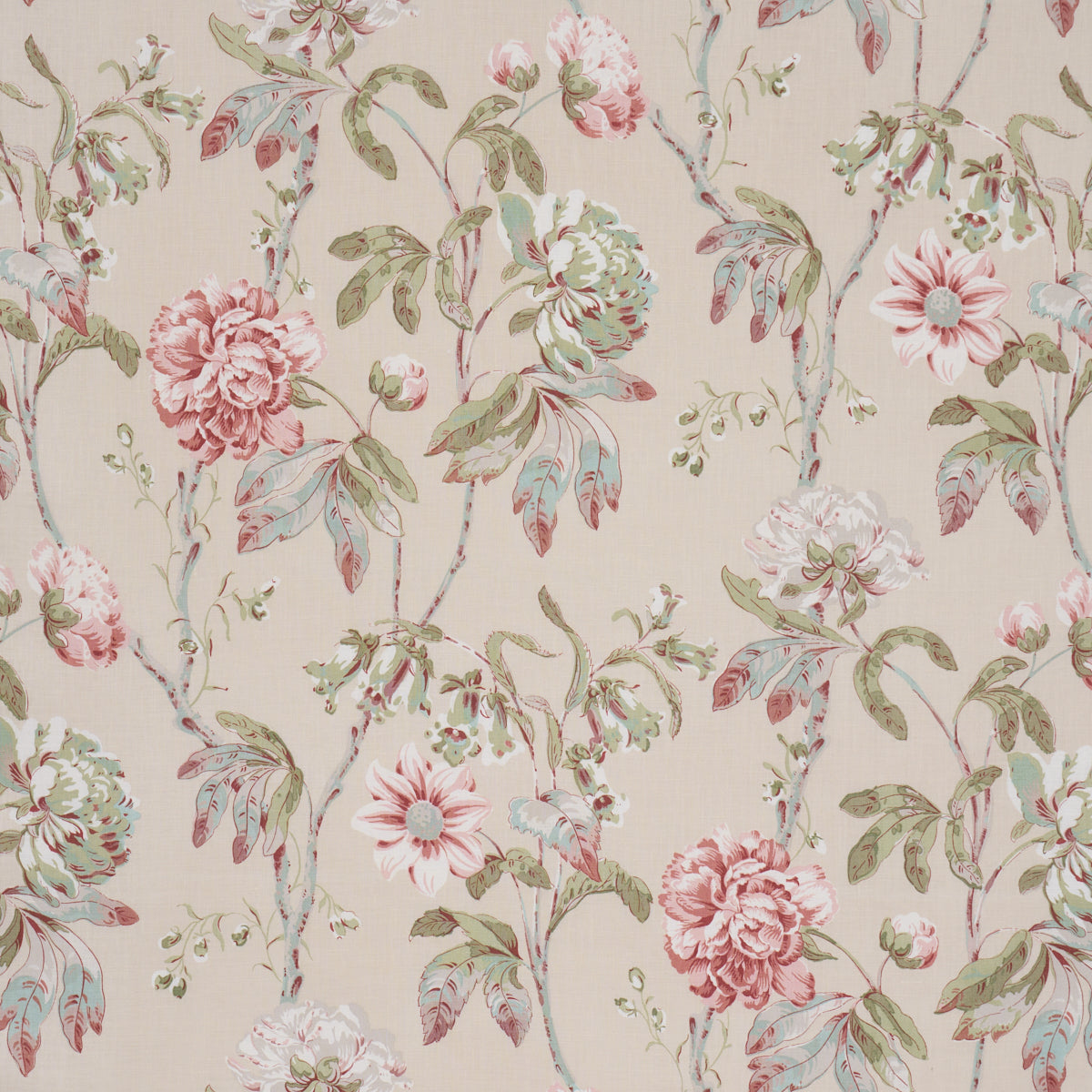 Daydream fabric in Soft Ivory color - pattern number 178143 - by Schumacher in the Schumacher Classics collection