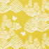 Fern Silhouette fabric in yellow color - pattern number 178231 - by Schumacher in the Vera Neumann collection