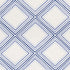 Square Dance fabric in blue color - pattern number 178271 - by Schumacher in the Vera Neumann collection