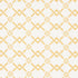 Fretwork Flower fabric in saffron color - pattern number 178311 - by Schumacher in the Timothy Corrigan collection