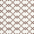Fretwork Flower fabric in chestnut color - pattern number 178312 - by Schumacher in the Timothy Corrigan collection