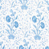 Khilana Floral fabric in porcelain color - pattern number 178335 - by Schumacher in the Jacaranda collection