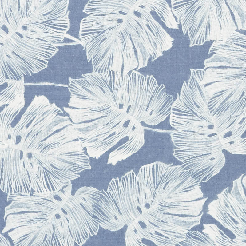 Del Coco Sheer fabric in marine color - pattern number 178341 - by Schumacher in the Patterned Sheers &amp; Casements collection