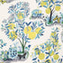 Citrus Garden Sheer fabric in pool color - pattern number 178351 - by Schumacher in the Patterned Sheers & Casements collection