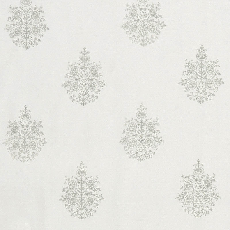 Asara Flower Sheer fabric in grey color - pattern number 178370 - by Schumacher in the Patterned Sheers &amp; Casements collection