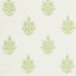 Asara Flower Sheer fabric in green color - pattern number 178371 - by Schumacher in the Patterned Sheers & Casements collection