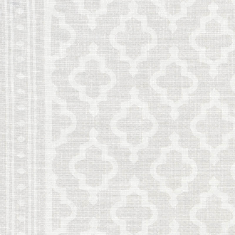 Jake fabric in soft grey color - pattern number 178431 - by Schumacher in the Veere Grenney collection