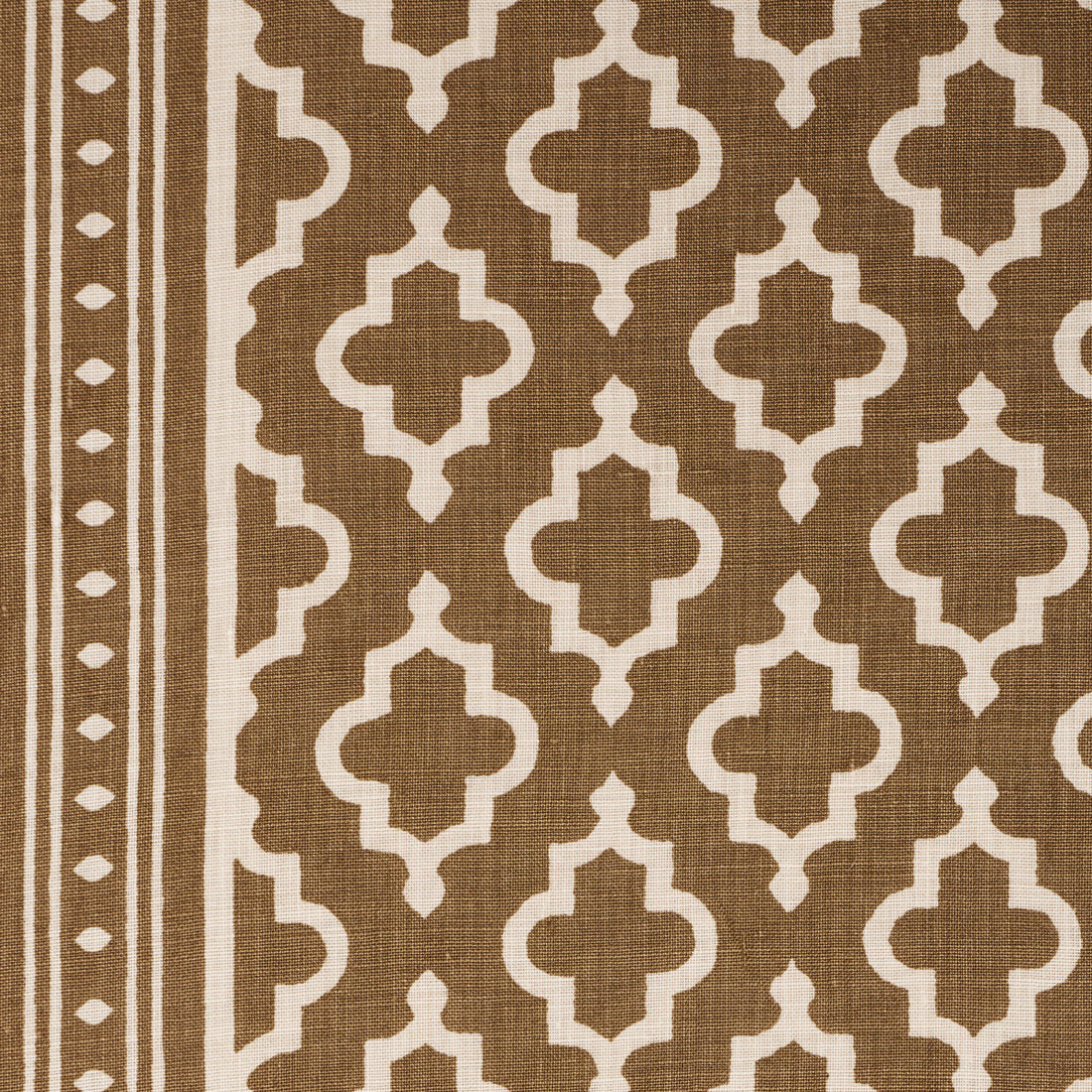 Jake fabric in cinnamon color - pattern number 178433 - by Schumacher in the Veere Grenney collection