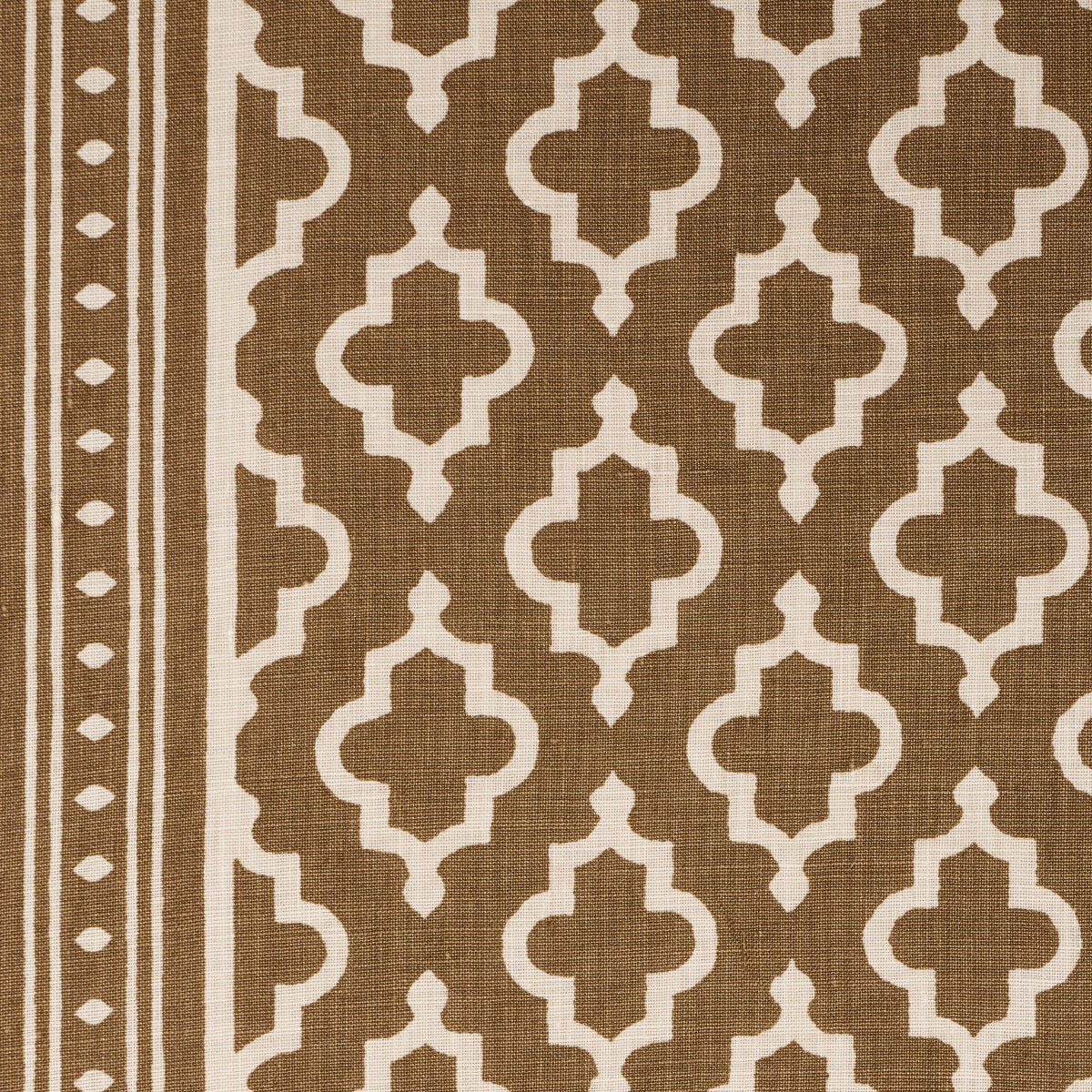 Jake fabric in cinnamon color - pattern number 178433 - by Schumacher in the Veere Grenney collection