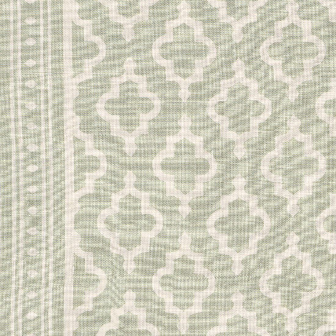Jake fabric in celadon color - pattern number 178435 - by Schumacher in the Veere Grenney collection