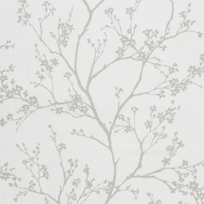 Twiggy Sheer fabric in light grey color - pattern number 178440 - by Schumacher in the Patterned Sheers &amp; Casements collection