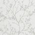 Twiggy Sheer fabric in light grey color - pattern number 178440 - by Schumacher in the Patterned Sheers & Casements collection