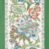 Anjou Stripe fabric in emerald color - pattern number 178520 - by Schumacher in the Timothy Corrigan collection