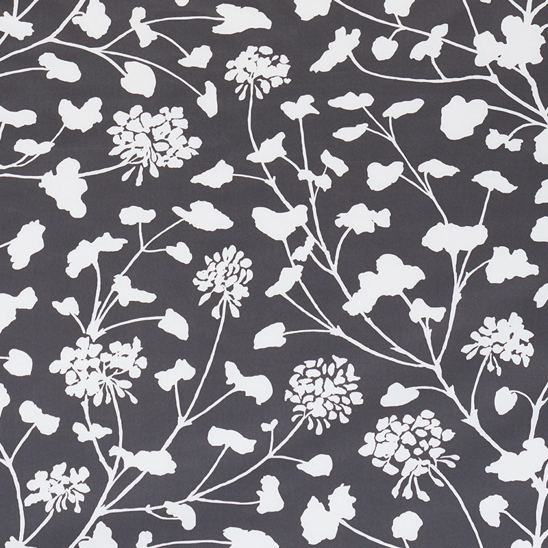 Pennick Chintz fabric in black color - pattern number 178541 - by Schumacher in the Step Lively collection