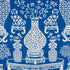 Hellene fabric in blue color - pattern number 178550 - by Schumacher in the Step Lively collection