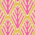Bodhi Tree fabric in yellow and pink color - pattern number 178560 - by Schumacher in the Johnson Hartig collection