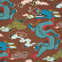 Magical Ming Dragon fabric in brown color - pattern number 178592 - by Schumacher in the Johnson Hartig collection