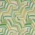 Deco Leaves fabric in palm color - pattern number 178650 - by Schumacher in the Tropicana collection