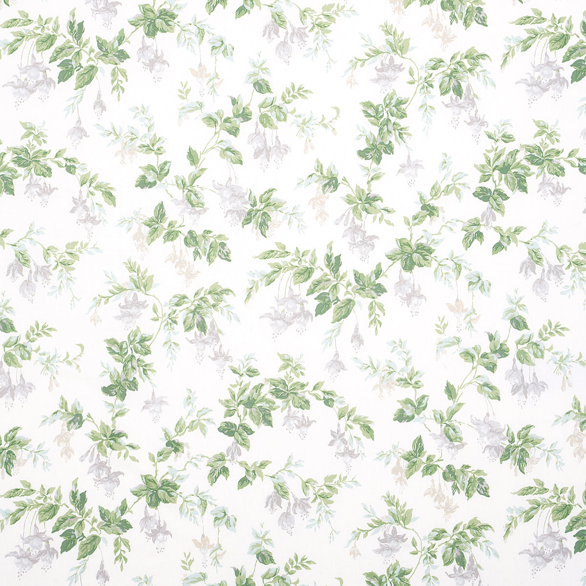 Garden Gate Chintz fabric in grey color - pattern number 178682 - by Schumacher in the Moon River collection