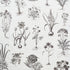Cabot Botanical Large fabric in ivory color - pattern number 178740 - by Schumacher in the Schumacher Classics collection