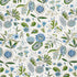 Roca Redonda fabric in blue and ivory color - pattern number 178773 - by Schumacher in the Rhapsody In Blue collection