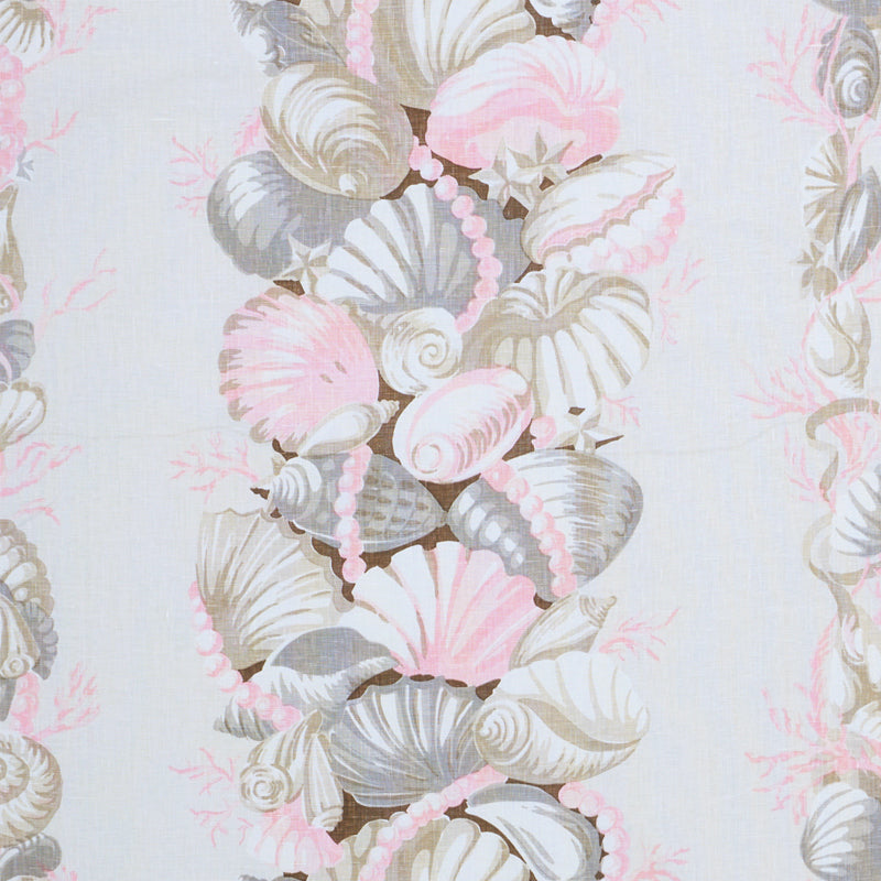 Bedolina Chintz fabric in pink and natural color - pattern number 178781 - by Schumacher in the Schumacher Classics collection