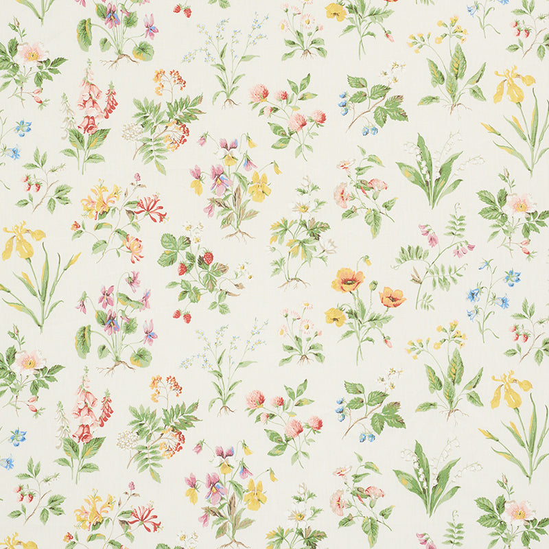 Floreana fabric in berry color - pattern number 178791 - by Schumacher in the Schumacher Classics collection