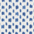 Izmir Ikat fabric in blue color - pattern number 179010 - by Schumacher in the Schumacher X Williams Sonoma collection