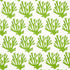 Coral fabric in green color - pattern number 179101 - by Schumacher in the Molly Mahon collection