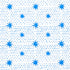 Spot & Star fabric in blue color - pattern number 179160 - by Schumacher in the Molly Mahon collection